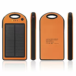 Повербанк MANGO IPX6 waterproof solar,12000mAh Black/Orange - мініатюра 2