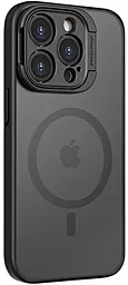 Чехол Rock Guard Series Protection Case with Magsafe Foldable Bracket Apple iPhone 15 Pro Max Titanium Black