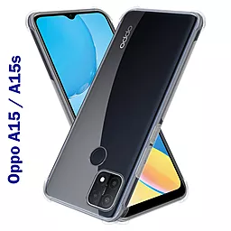 Чехол BeCover Anti-Shock для Oppo A15, Oppo A15s Clear (706969)