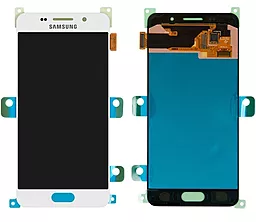 Дисплей Samsung Galaxy A3 A310 2016 з тачскріном, оригінал, White