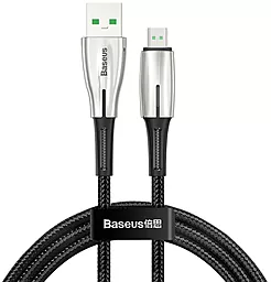 USB Кабель Baseus Waterdrop 20W 4A 0.5M micro USB Cable Black (CAMRD-A01)