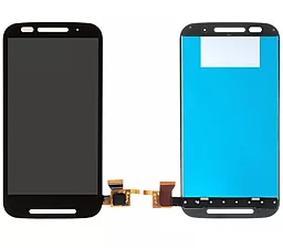 Дисплей Motorola Moto E 2014 (XT1021, XT1022, XT1025) с тачскрином, Black