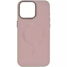 Чехол Epik TPU+Glass Sapphire Midnight Open Camera with MagSafe для Apple iPhone 15 Pink Sand