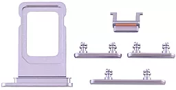Набір зовнішніх кнопок та тримач SIM-картки Apple iPhone 11 Purple
