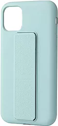 Чехол Epik Silicone Case Hand Holder Apple iPhone 11 Pro Max Ice Blue