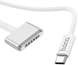 Кабель USB Hoco X103 Magnetic 140w 5a 2m MagSafe 3 cable white - миниатюра 3