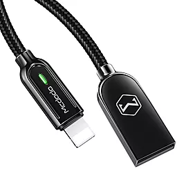 Кабель USB McDodo Smart Series Auto Power Off 1.2M Lightning Cable Black (CA-5261) - миниатюра 4