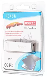 Флешка Apacer AH356BFC 64GB (USB 2.0) Silver - миниатюра 2