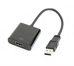 Видео переходник (адаптер) Cablexpert (A-USB3-HDMI-02) USB3.0-HDMI, 0.15 м, черный - миниатюра 2