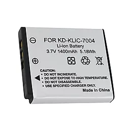 Аккумулятор для фотоаппарата Kodak KLIC-7004 / Pentax D-Li68 / Fujifilm NP-50 (1200 - 1400 mAh)