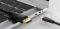 Видеокабель Vention USB Type-C 3.0 - DisplayPort v1.4 8k 60hz 1.5m black (CGYBG) - миниатюра 5