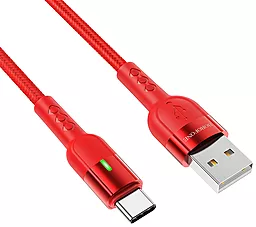 Кабель USB Borofone BU17 Starlight USB Type-C Cable Red