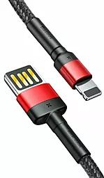 Кабель USB Baseus Cafule Lightning Cable  Red/Black (CALKLF-G91) - миниатюра 2