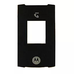 Корпусное стекло дисплея Motorola V6 (внешнее) Black