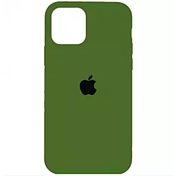 Чехол Silicone Case Full for Apple iPhone 11 Army Green