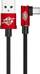 USB Кабель Baseus MVP Elbow 2M USB Type-C Cable Red (CATMVP-B09)