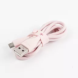 Кабель USB Maxxter 2.4A micro USB Cable Peach Pink (UB-M-USB-01GP) - миниатюра 3