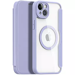 Чехол-книжка Dux Ducis Skin X Pro with MagSafe для Apple iPhone 14 / 13 (6.1") Purple
