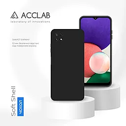 Чехол ACCLAB SoftShell для Samsung Galaxy A22 5G Black - миниатюра 4