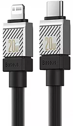Кабель USB PD Baseus CoolPlay Series 20W 3A 2M USB Type-C - Lightning cable black (CAKW000101)