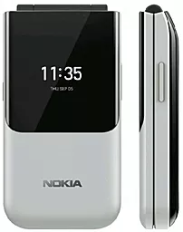Мобильный телефон Nokia 2720 Flip Gray (16BTSD01A05) - миниатюра 2