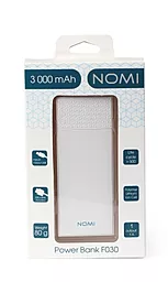 Повербанк Nomi F030 3000 mAh White - миниатюра 5