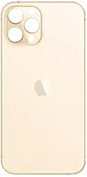 Задняя крышка корпуса Apple iPhone 12 Pro Max (big hole) Gold