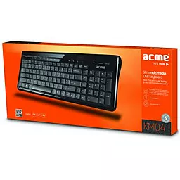 Клавиатура Acme KM04 (4770070862889) Black - миниатюра 3
