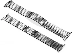 Змінний ремінець для розумного годинника Apple Watch iCarer Armor Stainless Watchband Aeries 42mm Silver - мініатюра 9