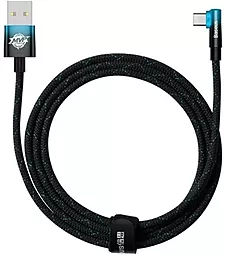 Кабель USB Baseus MVP 2 Elbow-Shaped 100w 6a USB Type-C cable black/blue (CAVP000421) - миниатюра 2