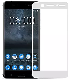 Защитное стекло 1TOUCH Full Glue для Nokia 7 (без упаковки) White