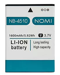 Акумулятор Nomi I4510 Beat M / NB-4510 (1600 mAh) 12 міс. гарантії