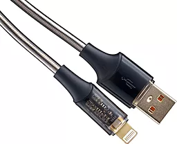 Кабель USB McDodo Amber Transparent CA-2080 12W 3A 1.2M Lightning Cable Black - миниатюра 2