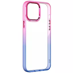 Чехол Epik TPU+PC Fresh sip series для Apple iPhone 14 Pro Розовый / Синий