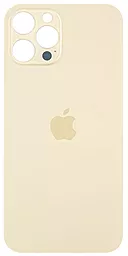 Задня кришка корпусу Apple iPhone 12 Pro Max (big hole) Original Gold