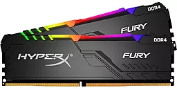 Оперативная память Kingston DDR4 32GB (2x16GB) 3200MHz HyperX Fury RGB (HX432C16FB4AK2/32)