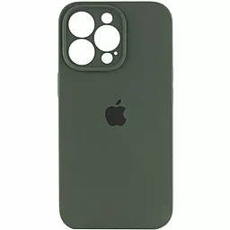 Чехол Silicone Case Full Camera для Apple iPhone 15 Pro Max Atrovirens