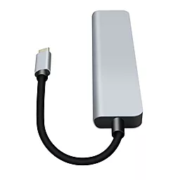 Мультипортовый USB Type-C хаб (концентратор) PrologiX 6-in-1 USB3.1 Type C to HDMI USB3.0 USB2.0 microSD/TF Cardreader (PR-WUC-104B) - миниатюра 3