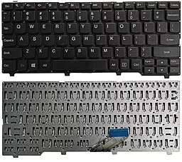 Клавіатура для ноутбуку Lenovo IdeaPad 110S-11IBR без рамки Black