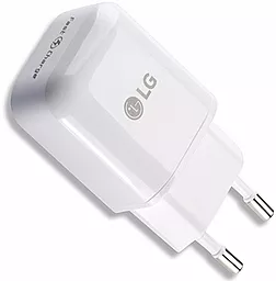 Сетевое зарядное устройство с быстрой зарядкой LG QC 2.0 Charger + micro USB White (MC8-H05ED) - миниатюра 5