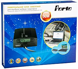 Универсальный блок питания для ноутбука 12-24V 100W (MN-505K) Porto - миниатюра 3