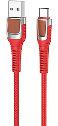 Кабель USB Hoco U81 Jazz USB Type-C Red