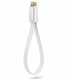 Кабель USB Melkco iMee mono series micro USB cable (IMMORSWE) White - миниатюра 2