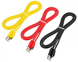 Кабель USB Remax Full Speed 2M micro USB Cable Red (5-012/RC-001m) - миниатюра 6