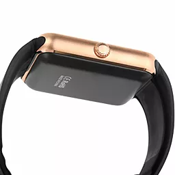 Смарт-часы UWatch Smart GT08 Gold with Black strap - миниатюра 7