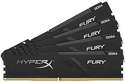 Оперативна пам'ять HyperX 16GB (4x4GB) DDR4 3200MHz Fury Black (HX432C16FB3K4/16)