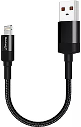 USB Кабель Grand-X USB - USB Lightning Power Bank Cable Black (FM-20L)