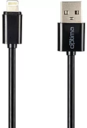 Сетевое зарядное устройство Optima Avangard OP-HC02 2USB 2.4A + Lightning Cable Black - миниатюра 4