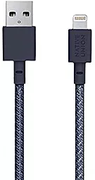 Кабель USB Native Union Belt Lightning  Indigo (BELT-KV-L-IND-2)