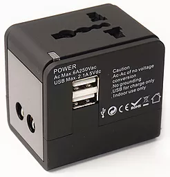 Набор переходников (Дорожний) USB 220V 6A (DV00DV5067) PowerPlant - миниатюра 2